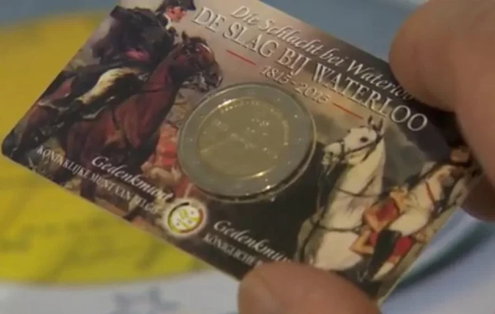 2 Euros Conmemorativos Bélgica 2015 - Batalla de Waterloo - Anverso