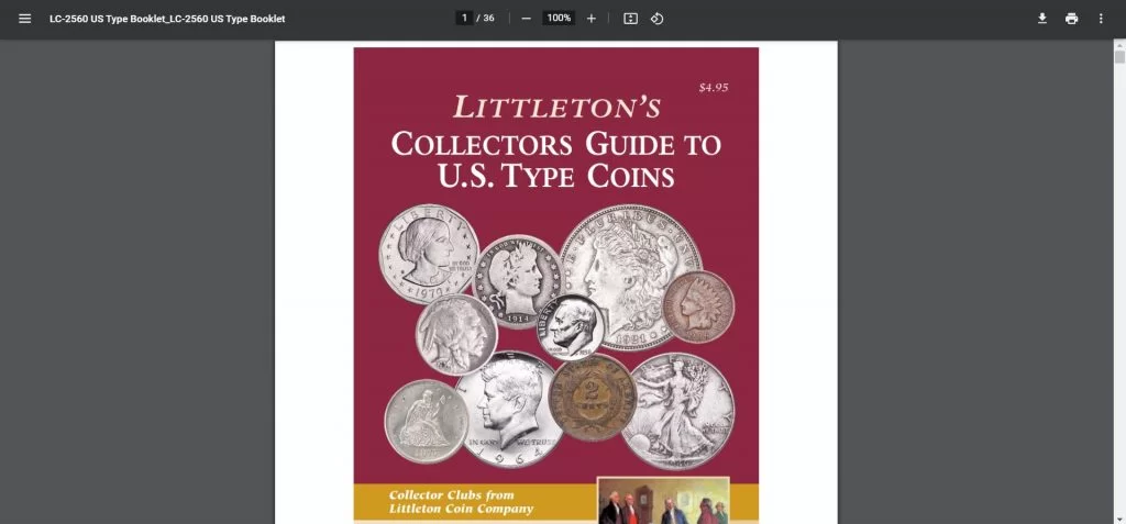 Descarga Catálogo Monedas Estados Unidos