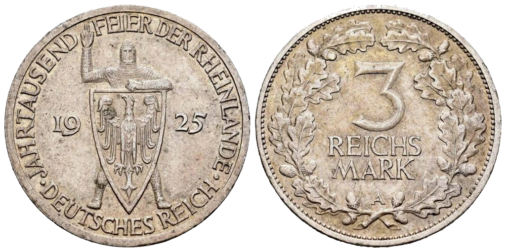 Alemania - 3 Marcos 1925