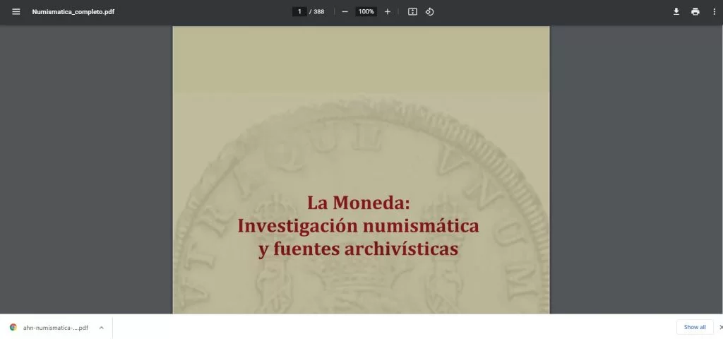 Descargado La Moneda Investigación Numismática y Fuentes Archivísitcas