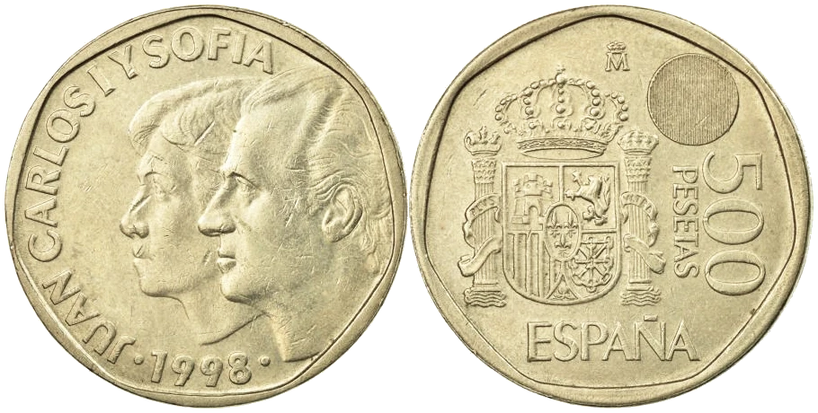 España - 500 Pesetas 1998