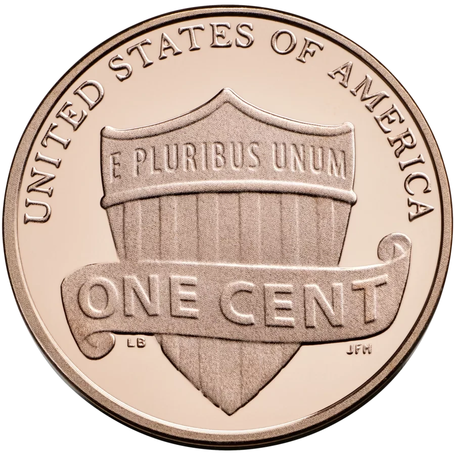 Estados Unidos - Shield Penny - Reverso