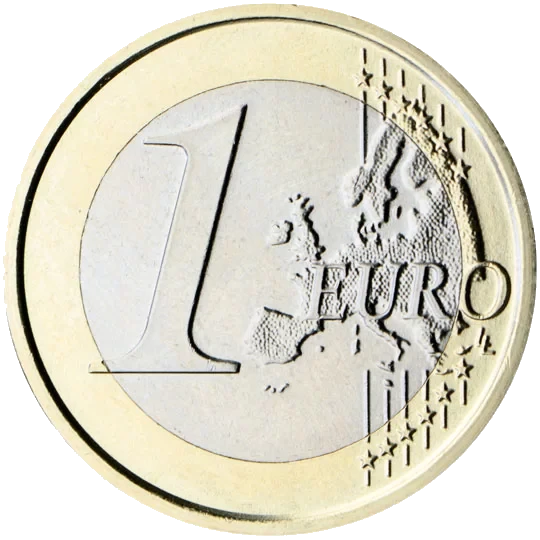 Eurozona - 1 Euro - Cara Común - Mapa Nuevo
