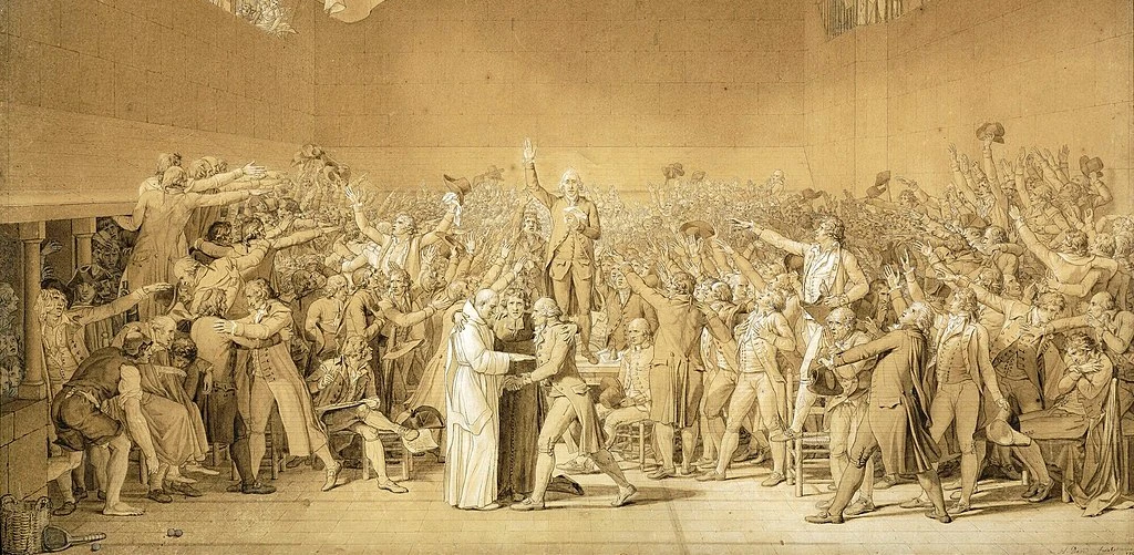 Juramento del Juego de Pelota de Jacques-Louis David
