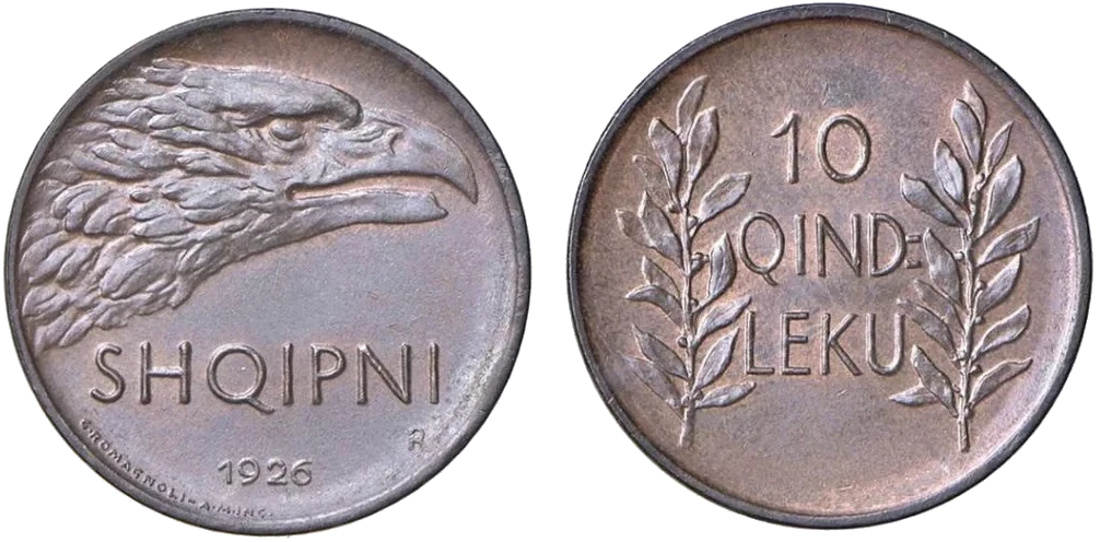 Albania - 10 Qindar Leku 1926