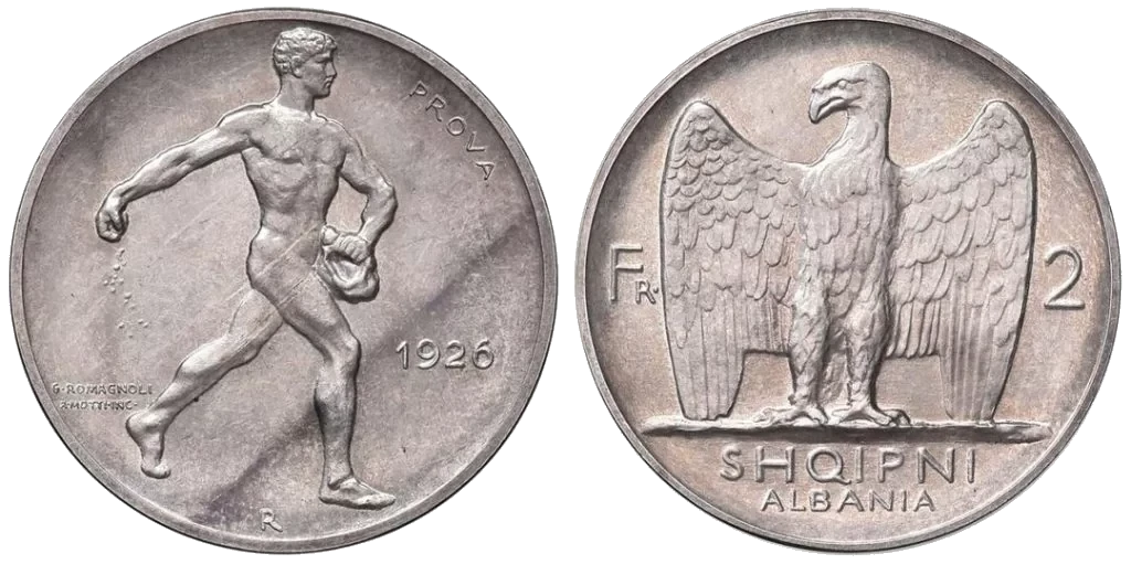 Albania - 2 Franga Ari 1926