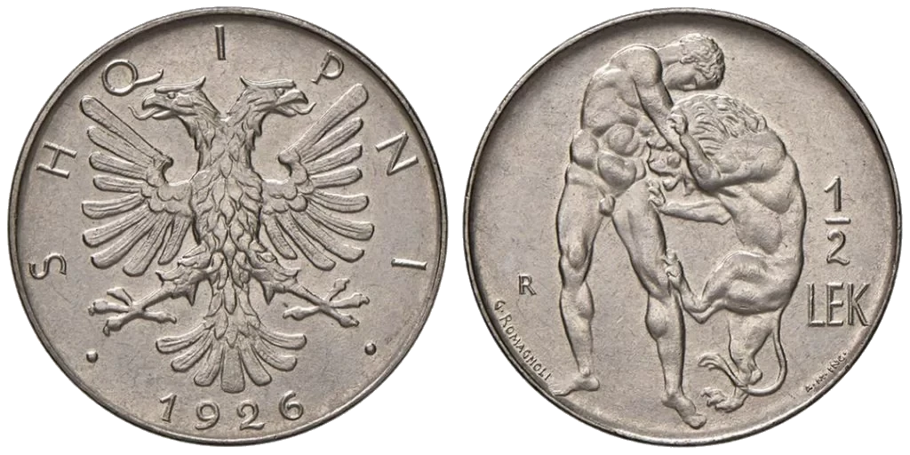 Albania - Medio Lek 1926