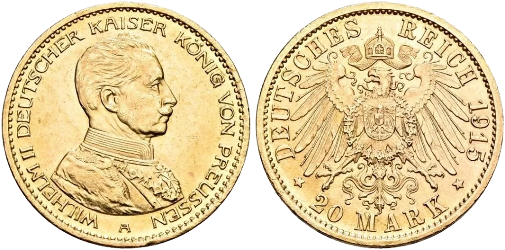 Alemania - 20 Marcos 1915 A