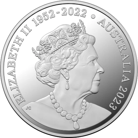 Australia - 1 Dólar 2023 - Mundial Femenino - Anverso