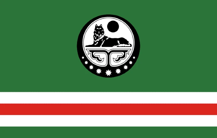 Bandera de la República Chechena de Ichkeria
