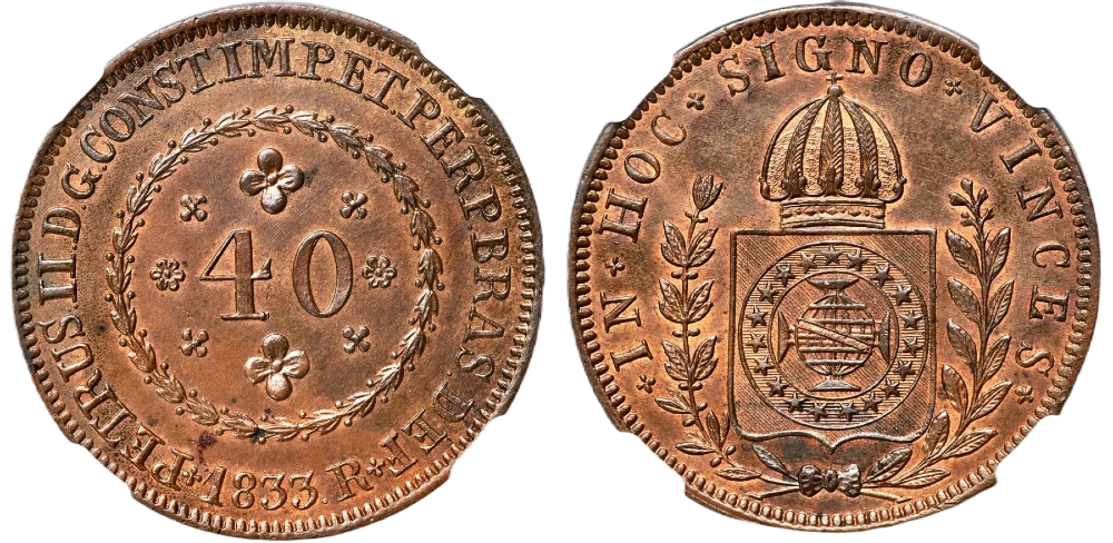 Brasil - 40 Reis 1833