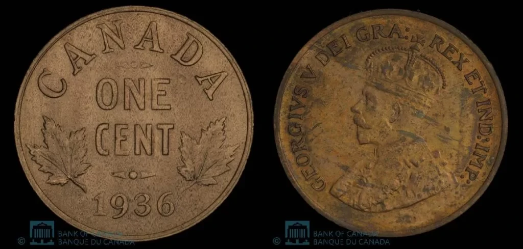 Canadá - 1 Cent 1936