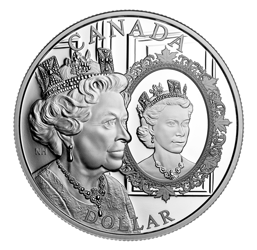 Canadá - 1 Dólar 2022 - Jubileo de Platino de Isabel II - Anverso