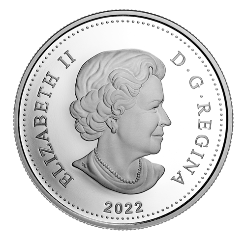 Canadá - 1 Dólar 2022 - Jubileo de Platino de Isabel II - Reverso