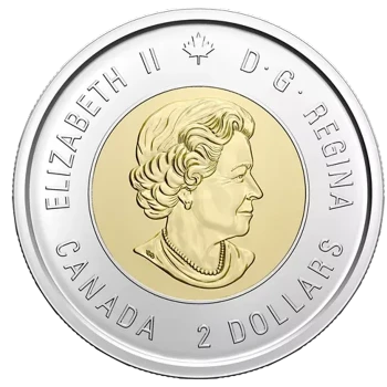 Canadá - 2 Dólares 2021 - Insulina - Reverso