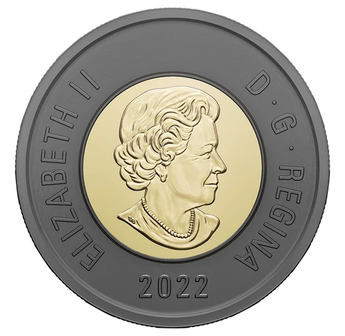 Canadá - 2 Dólares 2022 - Honrando a Isabel II - Reverso