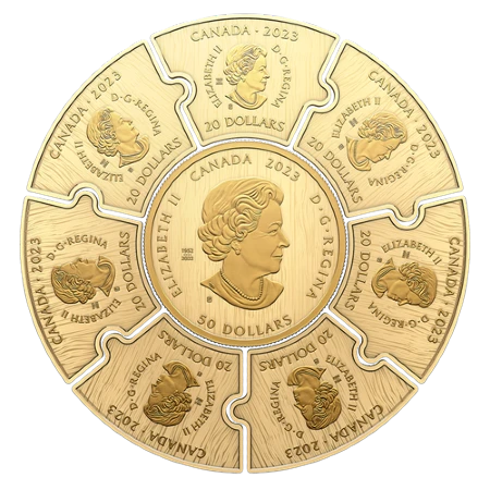 Canadá - 20 y 50 Dólares 2023 - El Círculo Celestial - Anverso