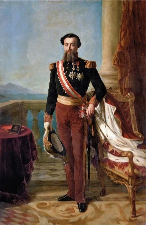 Carlos III de Mónaco, por François-Auguste Biard
