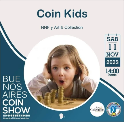 Cartel Coin Kids Buenos Aires Coin Show 2023