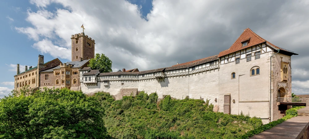 Castillo de Wartburg, Erfurt, Thüringen, Alemania