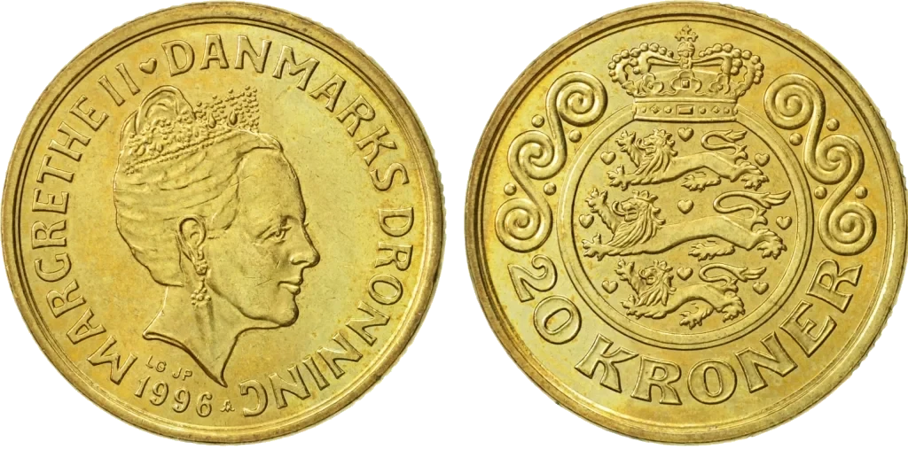 Denmark - 20 Kroner 1996