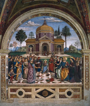 Disputa de Jesús con los Doctores, de Pinturicchio