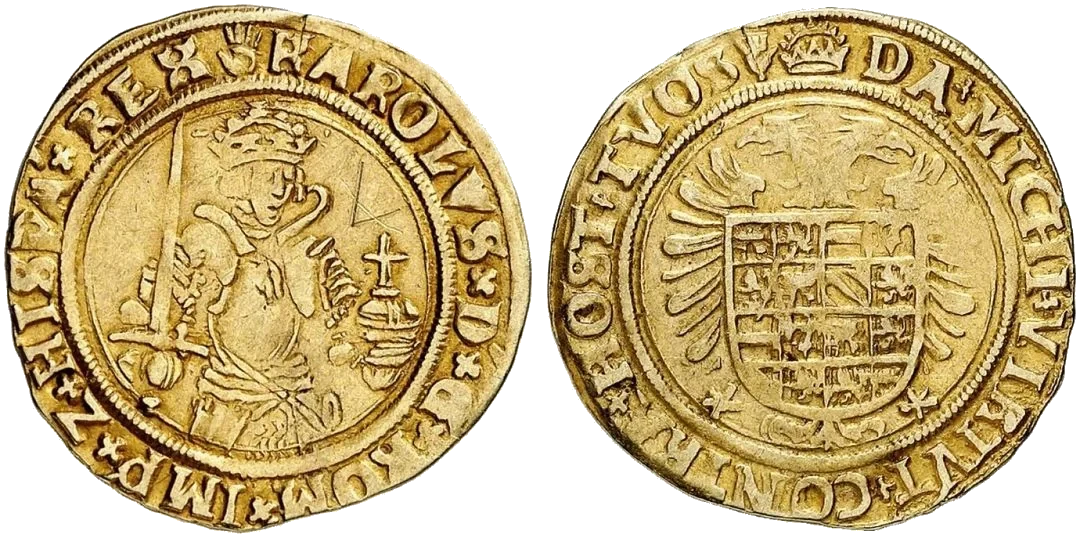 Ducado de Brabante - Florin de Oro 1521 - Carolus de Oro