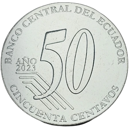 Ecuador - 50 Centavos 2023 - Matilde Hidalgo de Procel - Anverso