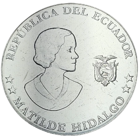 Ecuador - 50 Centavos 2023 - Matilde Hidalgo de Procel - Reverso