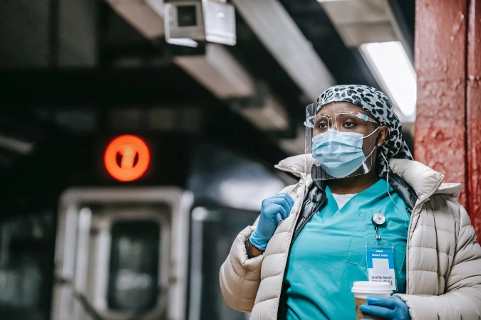 Enfermera durante la Pandemia