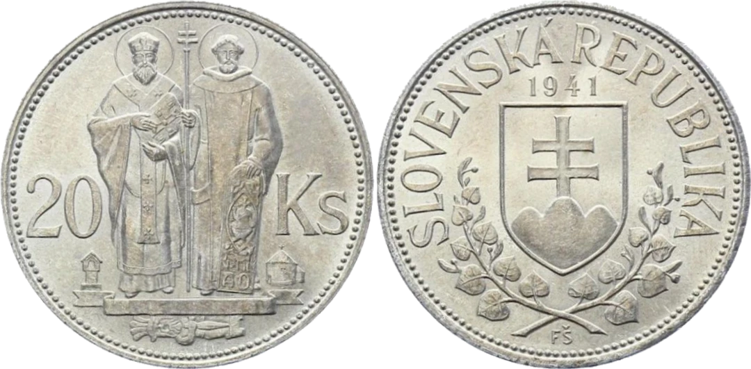 Eslovaquia - 20 Coronas 1941