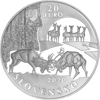 Eslovaquia - 20 Euros 2020 - Área Protegina de Pol'ana - Reverso