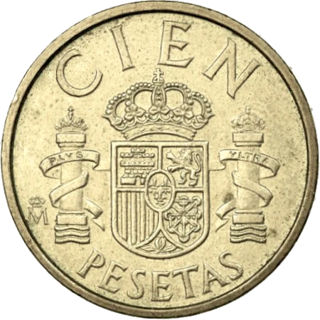 España - 100 Pesetas 1982 - Reverso