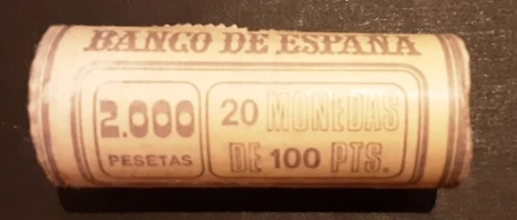 España - 100 Pesetas 1983 - Cartucho Banco de España