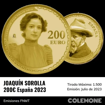 España - 200 Euros 2023 - Joaquín Sorolla