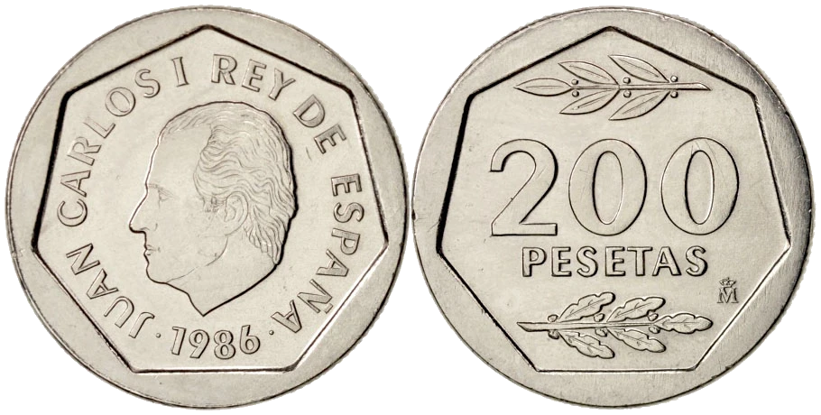 España - 200 Pesetas 1986