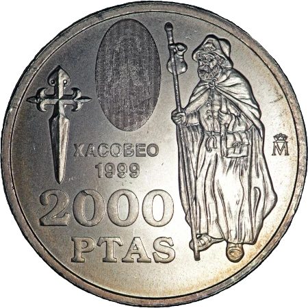 España - 2000 Pesetas 1999 - Anverso
