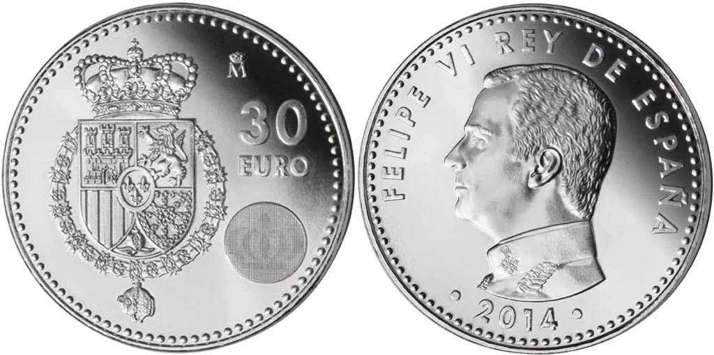 España - 30 Euros 2014 - Proclamación de Felipe VI