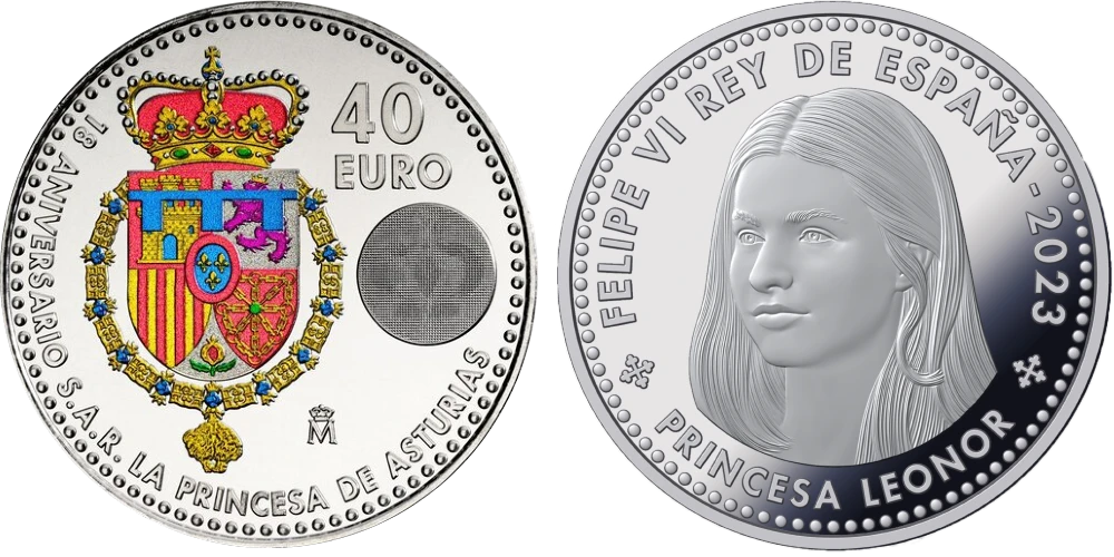 España - 40 Euros 2023 - Princesa Leonor