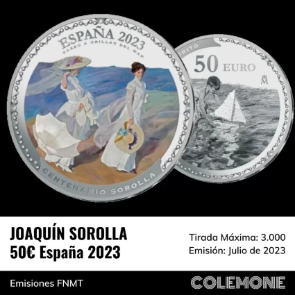 España - 50 Euros 2023 - Joaquín Sorolla