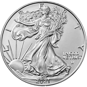 Estados Unidos - 1 Dólar 2021 - American Eagle - Anverso