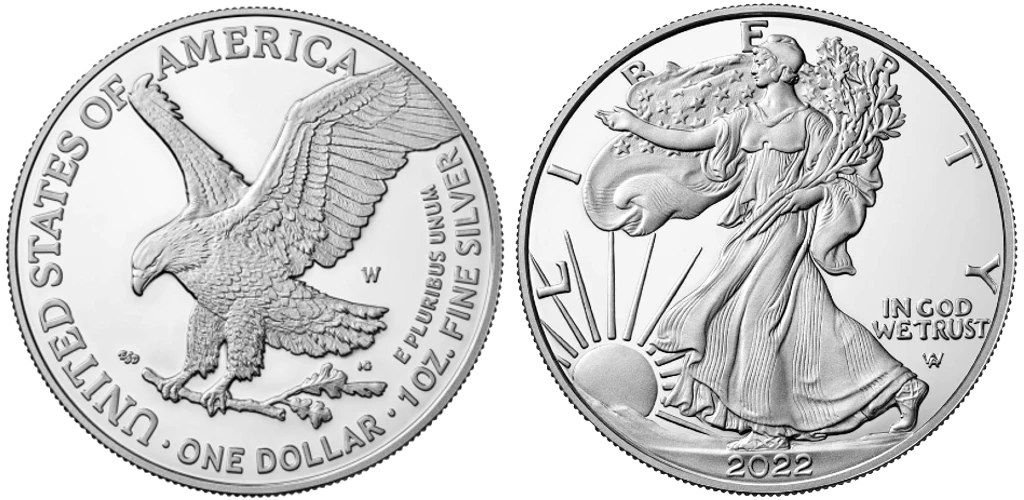 Estados Unidos - 1 Dólar 2022 - American Silver Eagle