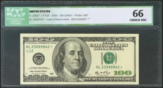 Estados Unidos - 100 Dólares 2006 - Star Note