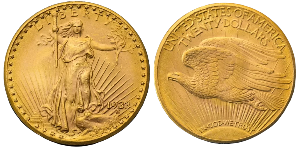 Estados Unidos - Double Eagle 1933 - Ejemplar en Manos Privadas