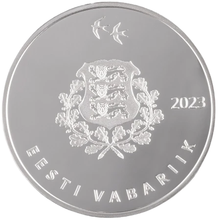 Estonia - 14 Euros 2023 - Pareja de Granjeros - Anverso