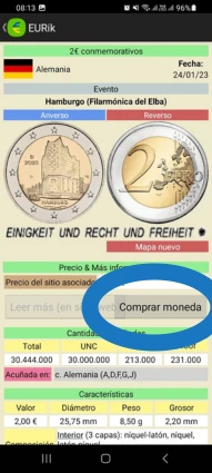 Eurik - Botón en Ficha de Moneda