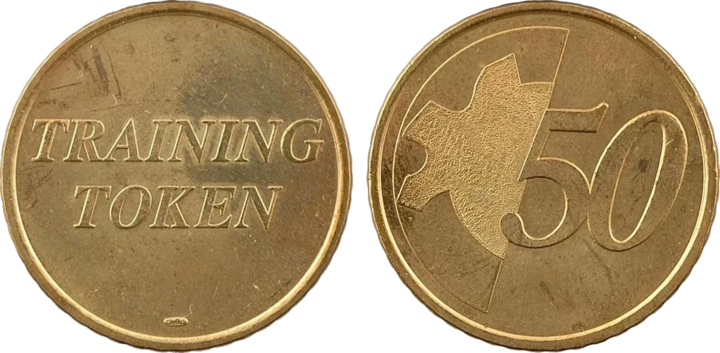Euro Training Token - 50 Cents