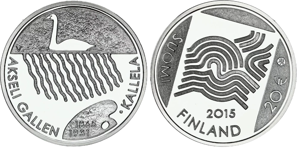 Finlandia - 20 Euros 2015 - Akseli Gallen-Kallela