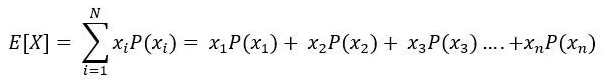 Fórmula Esperanza Matemática