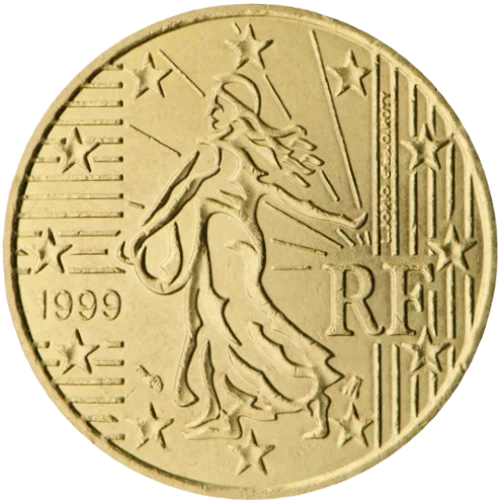 Francia - 10 Céntimos de Euro 1999 - Cara Nacional